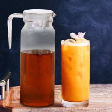 Wasserkrug mit großem Fassungsvermögen und Deckel, 1100 ml