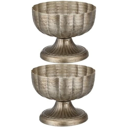 2 stk. vintage sølvkompottskåler 20 cm brede