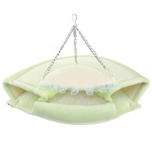 3Pcs Green Pet Hanging Bed Durable Hammock Cushioned Hamster Rest