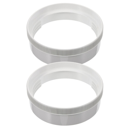 6Pcs White Air Conditioner Hose Coupler Plastic Adapter