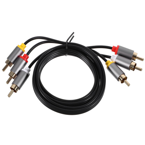 Audio Video Cable Speaker Amplifier Cable Dvd Player Connecting Cable Audio Cable (3RCA to 3RCA)