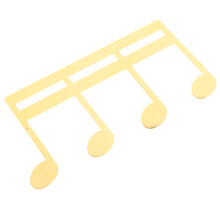 4Pcs Golden Metal Music Holder Clips for Sheet Music Books and Scores