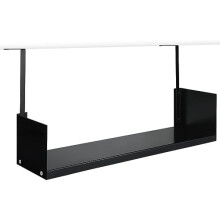 Opbergrek voor kantoorcabines, hangende dossierhouder, accessoires voor ophangrekken en boekenplanken met haken voor thuis.