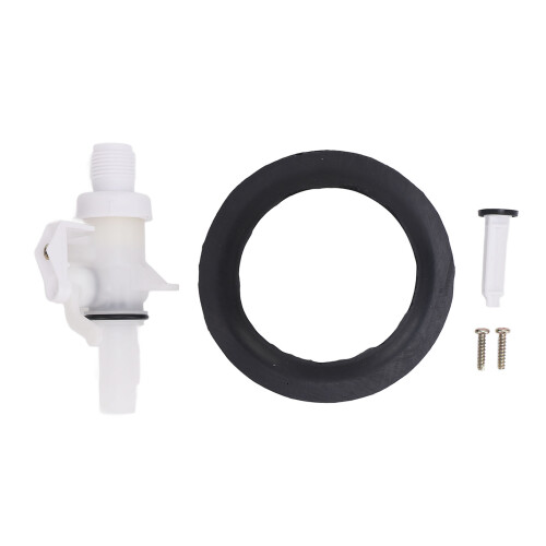 Kit di valvole WC per camper 5 pezzi 13168 resistente alle perdite ABS 1