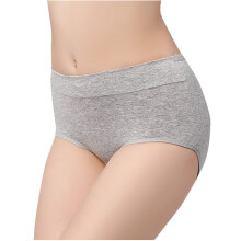 Damenslips, sexy, einfarbige, nahtlose Baumwollslips mit mittelhohem Bund im Ausverkauf