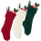 Weihnachtsstrümpfe, grob gestrickt, Größe L, 4 Farben 8