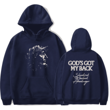 Brandon Lake Isten vigyáz rám2024Merch Kapucnis Zsebes Húzózsinóros Uniszex Kapucnis Pulóver Divat Ruházat