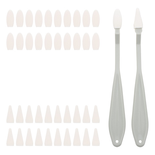 3Sets Multi-Head Olive Green Blending Stumps for Drawing and Erasing