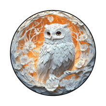 Yocbz Luna Owl 3D Wooden Puzzle Lion Owl Hummingbird Set