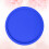 Sottobicchiere in silicone con supporto, rotondo, blu. 1