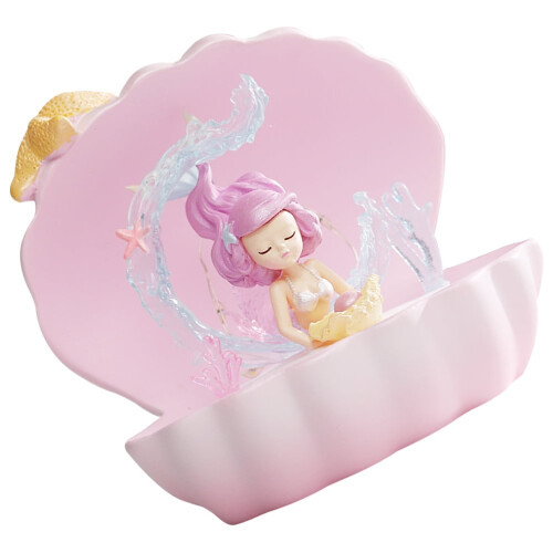 Νυχτερινό Ανοιχτό Ροζ Σχέδιο Γοργόνας Resin1Set Ναυτικό Στυλ