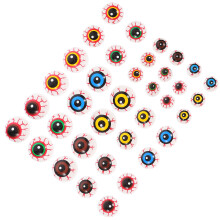 108Stk Halloween Augen Plastikfarbig Für Gruselige Party Und DIY