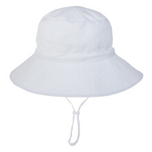 2Stk Kindersonnenhut Weiß Mit Verstellbarem Band Uv-