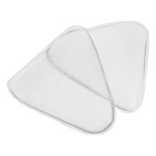 2Pairs Swimwear Silicone Bra Inserts Transparent Non-Slip Chest Pads