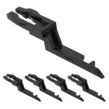 10PiĂšces Boutons D'alarme Pour Portes D'urgence Noir Maison