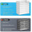 Organiseur de documents à 6 niveaux en maille, porte-documents de bureau blanc 2