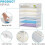 Organiseur de documents à 6 niveaux en maille, porte-documents de bureau blanc 4