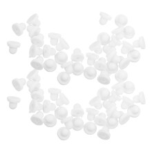 100Pièces Fonds Boucles D'oreilles Silicone Anti-Glisse