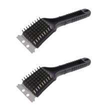 4PiÚces Nettoyage Grill Four Plastique Noir Résistante