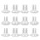 3Sets Clear Plastic Doll Fitting Holder for Stable Doll Display 1