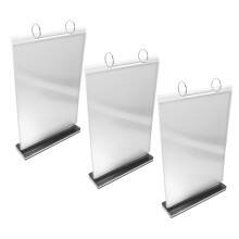 9St Menuhouder Flip Voor , PVC, Makkelijk in Gebruik, Multi Kleur