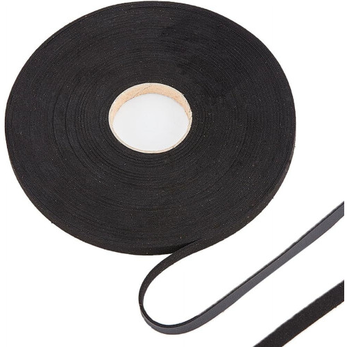 Μαύρη ταινία κοπής δέρματος PU 10mm x 10m
