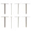4Sets Multifunctionele Handboor Set Voor Rubberen Stop En 1