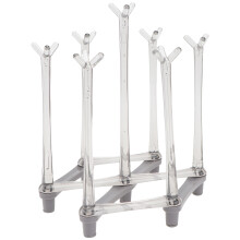 2Stk Goblet Trockenständer Hellgrau, Robuster Wein Halter Aus PP