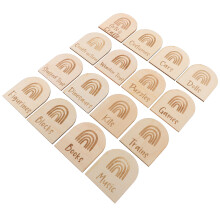 16St Opberglabels Beige Voor Speelgoedbakken En Kinderkamer