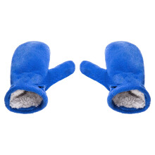 Autumn Winter Toddler Magic Tape Warm Mitten Baby Boys Girls Faux Fleece Gloves