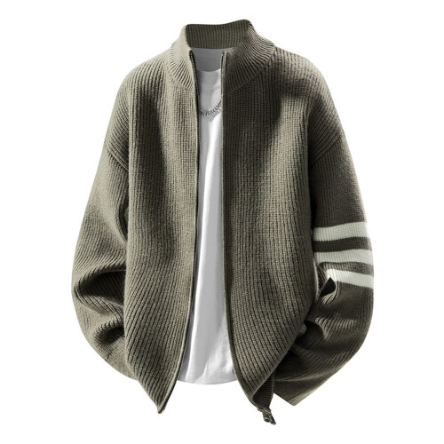 Pull de Noël pour homme, cardigan léger en maille décontractée