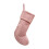 Meia de Natal de pelúcia rosa de 45 cm 1