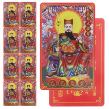20Pièces Cartes Tai Sui PVC Multicolores Année Serpent 2025