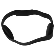 Adjustable Elastic Band for Wigs Lace with Ear Muffs Man Black