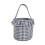 Καλάθι Tote Gingham για Halloween – Βαρέως τύπου υφασμάτινη τσάντα δώρου με λαβές, κουβάς 1