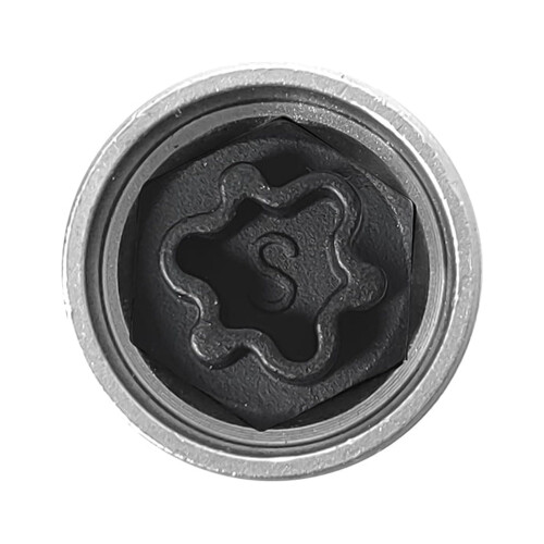 -theft Screw Socket Tool Master Locking Wheel Nut Key 816 / S 17mm Socket Replacement for A6 A3 A4 A5