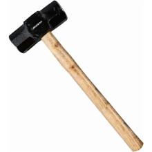 6 lb Sledge Hammer with 21" Handle, Polished Face – Metalworking Tool for Home, Auto & Construction – Compatible with E-3006