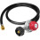1,5 m justerbar propanregulatorsæt 0–20 PSI 1