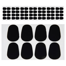 240Pcs Black Silicone Saxophone Mouthpiece Cushions for Alto Tenor Sax