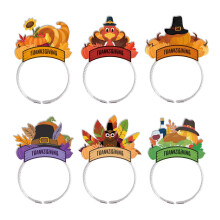 phíosa Bandaí Ceann Buíochais: Turcaí, Pumpkin, Gabhálais Gruaige Feilte Duilleog Maple – Fabhair Pháirtí, Comhoiriúnach le Gach Aois