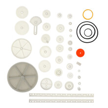 2Ensembles Jeu Poulies Plastiques Blancs Pour Projets DIY
