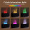 7 Colorful Humidifier Flame Aromatherapy Oil Diffusers for Home 120ml Humidifier Desktop Atmosphere Night Light White 5