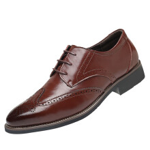 Men's Dress Shoes Flat Mens Dress Shoes Oxford Shoes Formal Lace Up Dress Shoes for Men Business Derby Shoes (Brown,13)