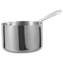 Stainless Steel Saucepan with Pour Spout and Handle - 10cm
