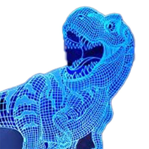 3D Dinosaur Night Light LED Dinosaur Light Domineering USB Desktop Night Light Colorful USB Gift Light 2