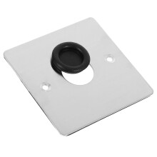 2Sets Zilveren Rvs Outlet Cover Met Minimalistisch Design Voor