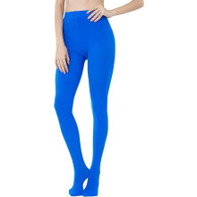 Women's 80D Ultra Soft Opaque Tights, High Waist Solid Color Footed Pantyhose with 29 Colors
