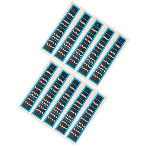 30Pcs Durable Blue Violin Finger Placement Stickers Beginner Friendly