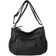 Bőr Hobo táska Női Retro Farmer Táska Nagy Crossbody Válltáska Alkalmi Kézitáska Erszényes