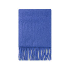 Xale Pashmina Feminino de Cor Sólida com Franjas